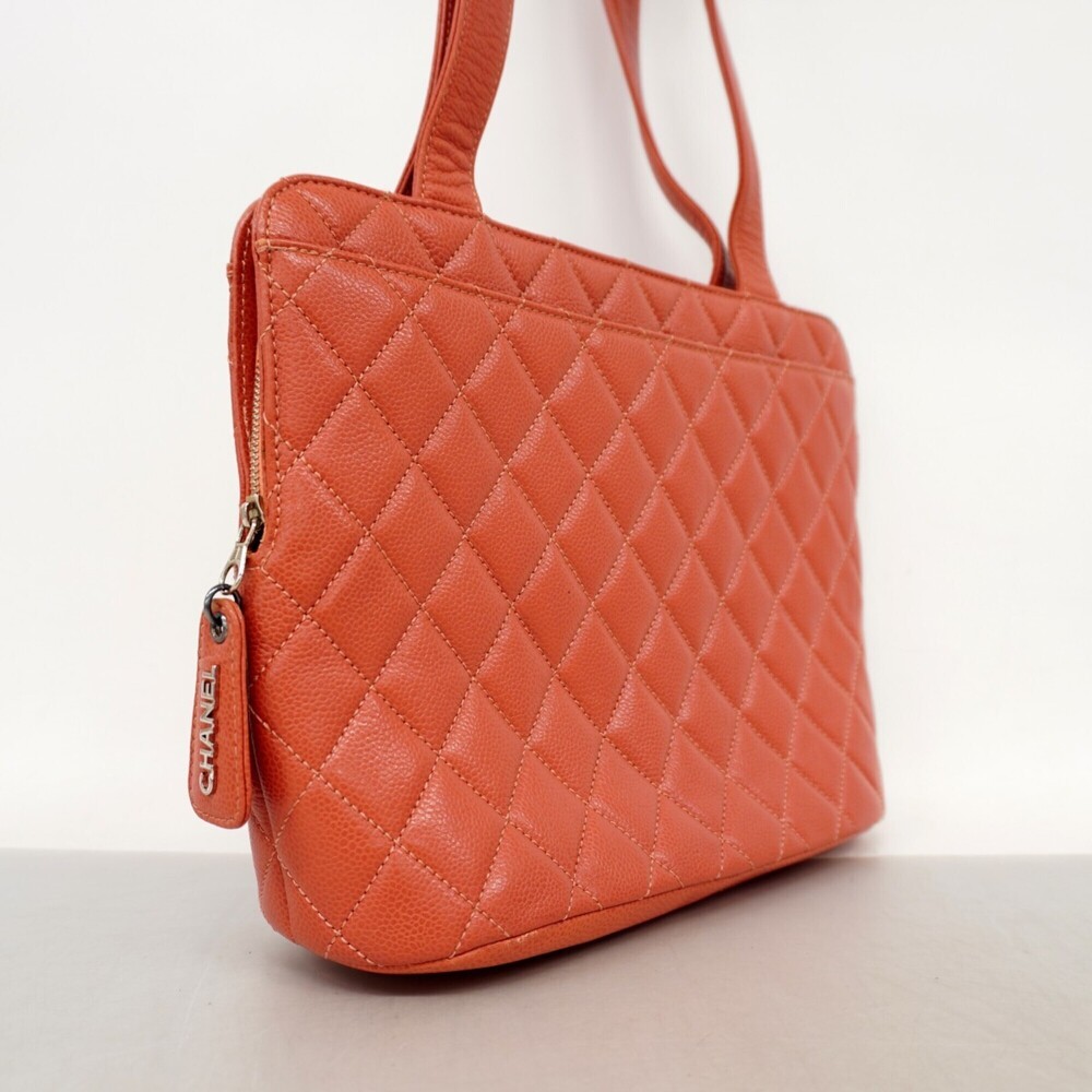 CHANEL Pink Caviar Leather Tote Bag - Picture 2 of 9